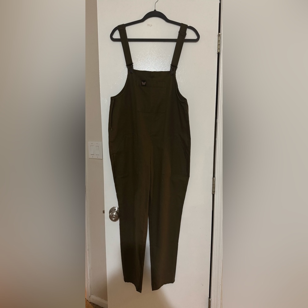 Olive green Billie Overalls Girrlscout